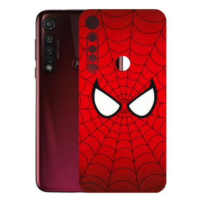 Motorola Phone Skins (All Models) - Spidey Eyes - 3D Embossed Finish (L-257) Motorola Moto G8 Plus