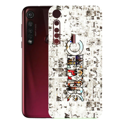 Motorola Phone Skins (All Models) - One Piece Manga - 3D Embossed Finish (L-26) Motorola Moto G8 Plus