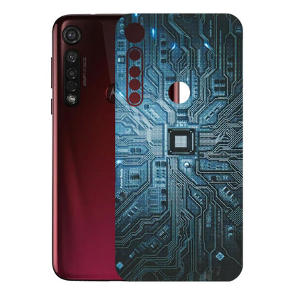 Motorola Phone Skins (All Models) - Original Circuit - 3D Embossed Finish (L-267) Motorola Moto G8 Plus