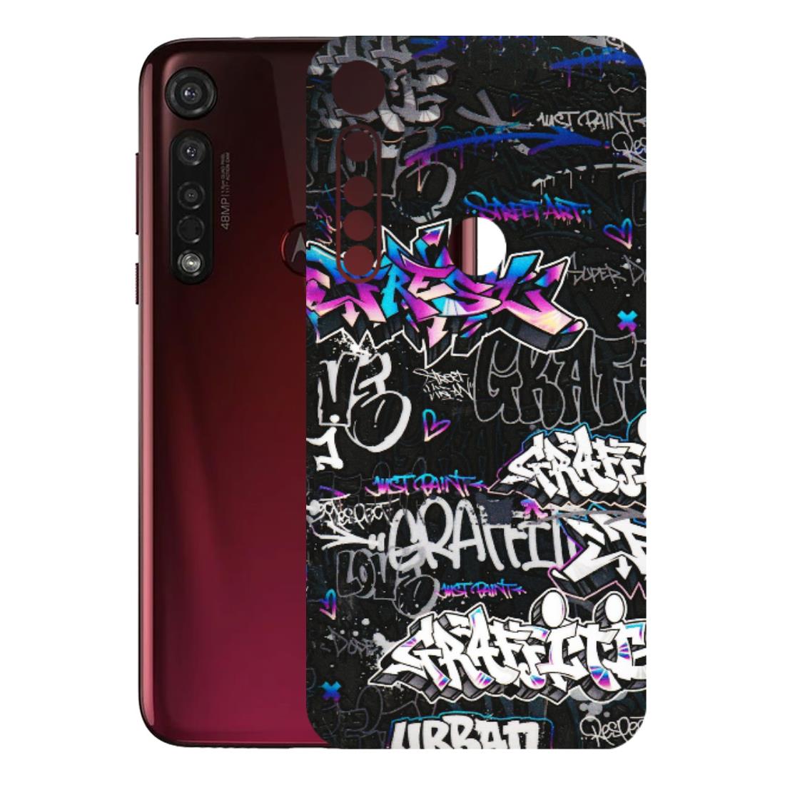 Motorola Phone Skins (All Models) - Graffiti Killer - 3D Embossed Finish (L-274) Motorola Moto G8 Plus