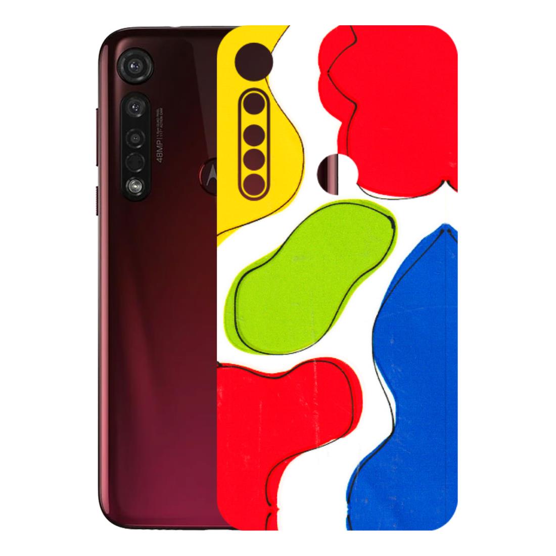 Motorola Phone Skins (All Models) - RGB Colour Paint - 3D Embossed Finish (L-284) Motorola Moto G8 Plus