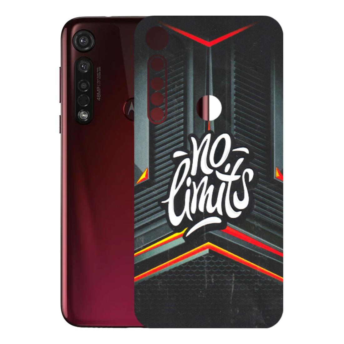 Motorola Phone Skins (All Models) - No Limits - 3D Embossed Finish (L-286) Motorola Moto G8 Plus