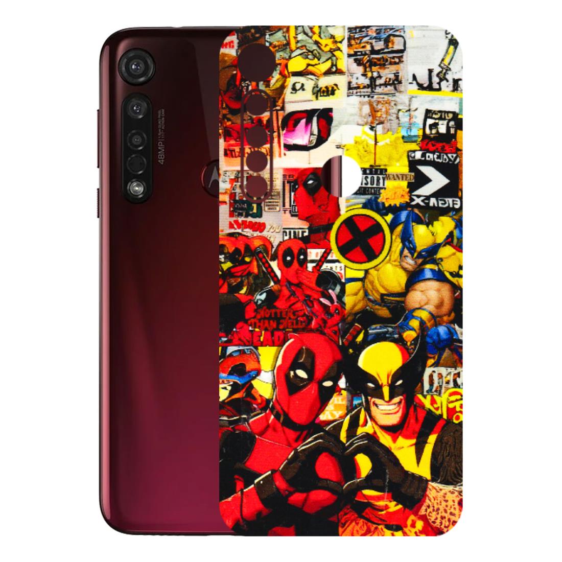 Motorola Phone Skins (All Models) - Spidy Wolverine - 3D Embossed Finish (L-310) Motorola Moto G8 Plus