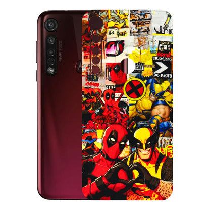 Motorola Phone Skins (All Models) - Spidy Wolverine - 3D Embossed Finish (L-310) Motorola Moto G8 Plus