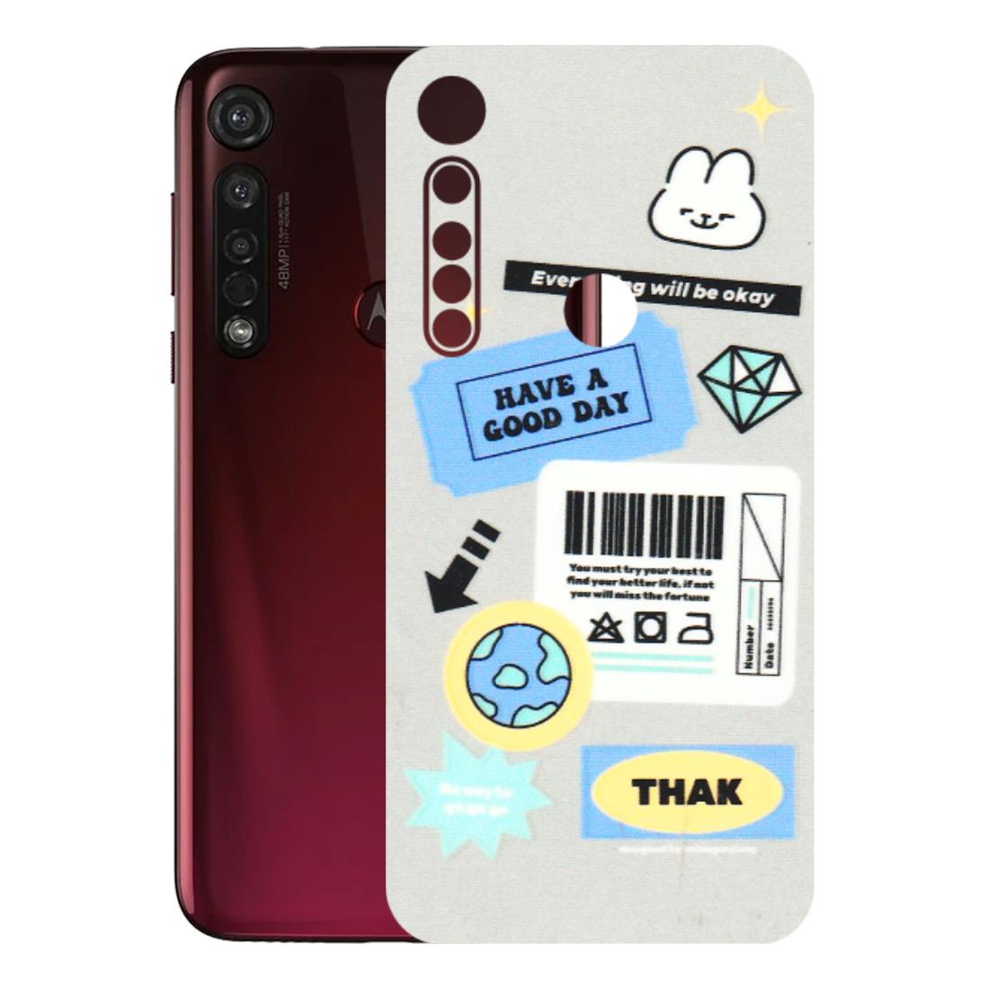Motorola Phone Skins (All Models) - Will Be Okay Design - 3D Embossed Finish (L-316) Motorola Moto G8 Plus