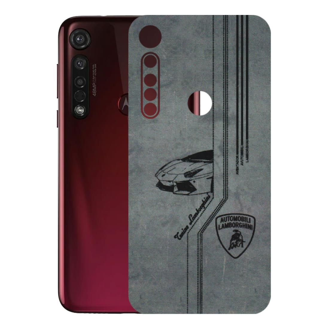 Motorola Phone Skins (All Models) - New Lamborgini Aventador - 3D Embossed Finish (L-321) Motorola Moto G8 Plus