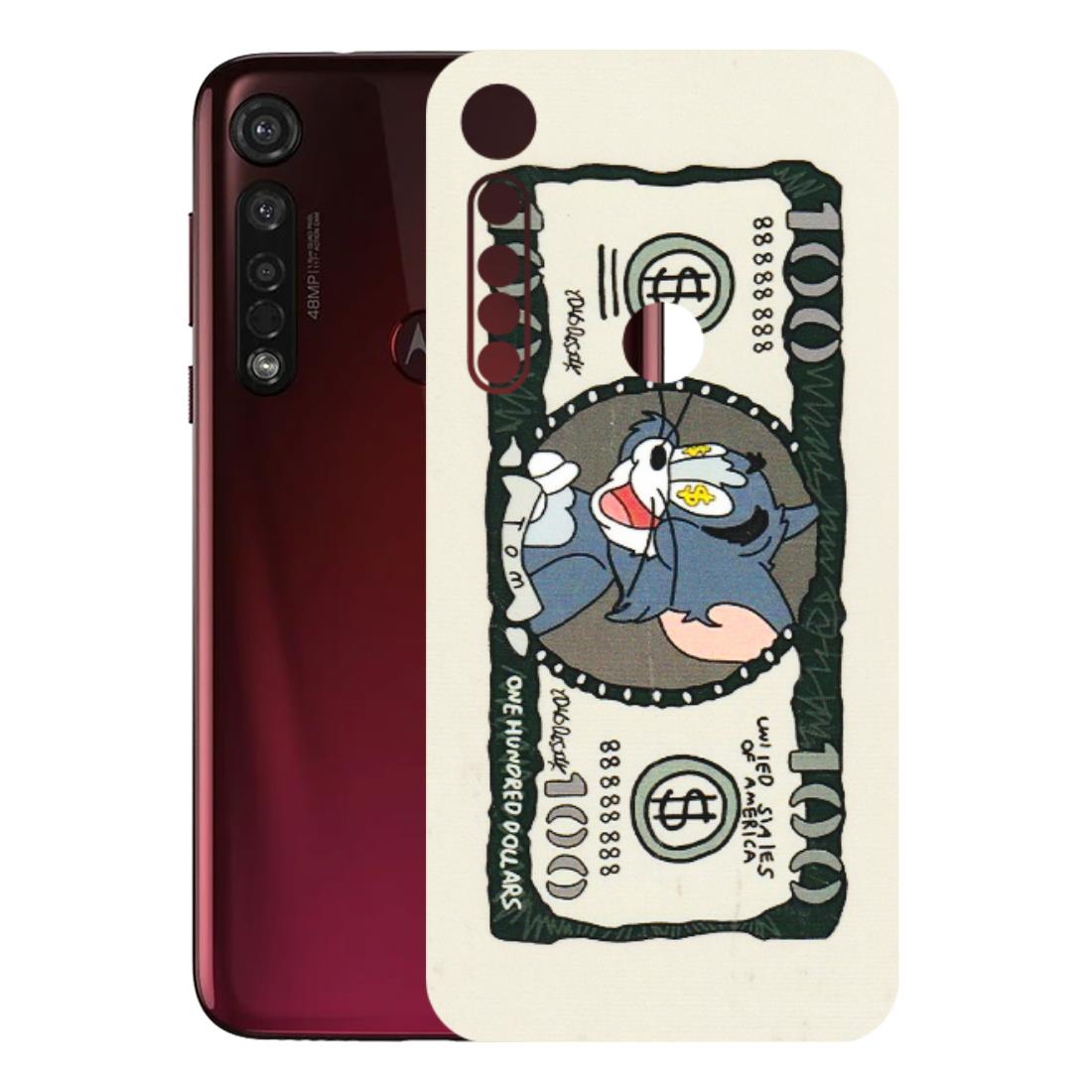 Motorola Phone Skins (All Models) - Tom Hundred Dollar - 3D Embossed Finish (L-324) Motorola Moto G8 Plus