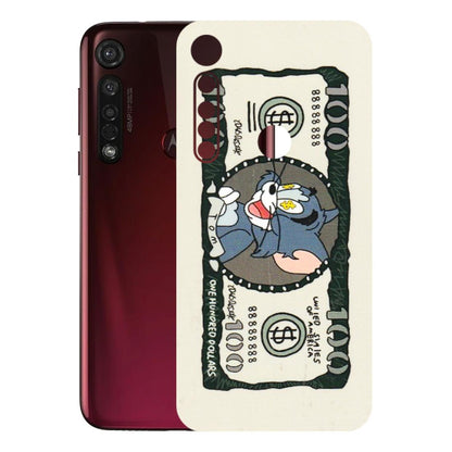 Motorola Phone Skins (All Models) - Tom Hundred Dollar - 3D Embossed Finish (L-324) Motorola Moto G8 Plus