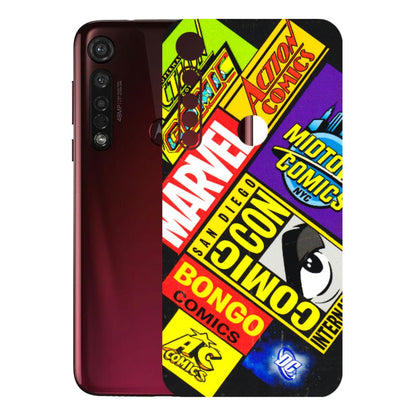Motorola Phone Skins (All Models) - Bongo Comic Con - 3D Embossed Finish (L-325) Motorola Moto G8 Plus