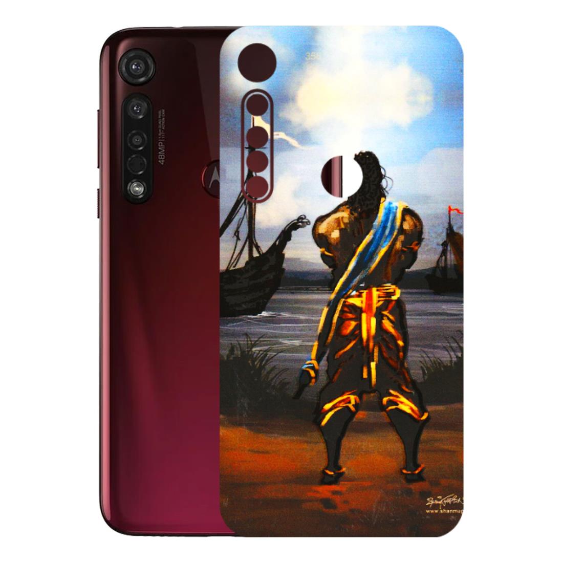 Motorola Phone Skins (All Models) - Heavenly God Figure - 3D Embossed Finish (L-34) Motorola Moto G8 Plus