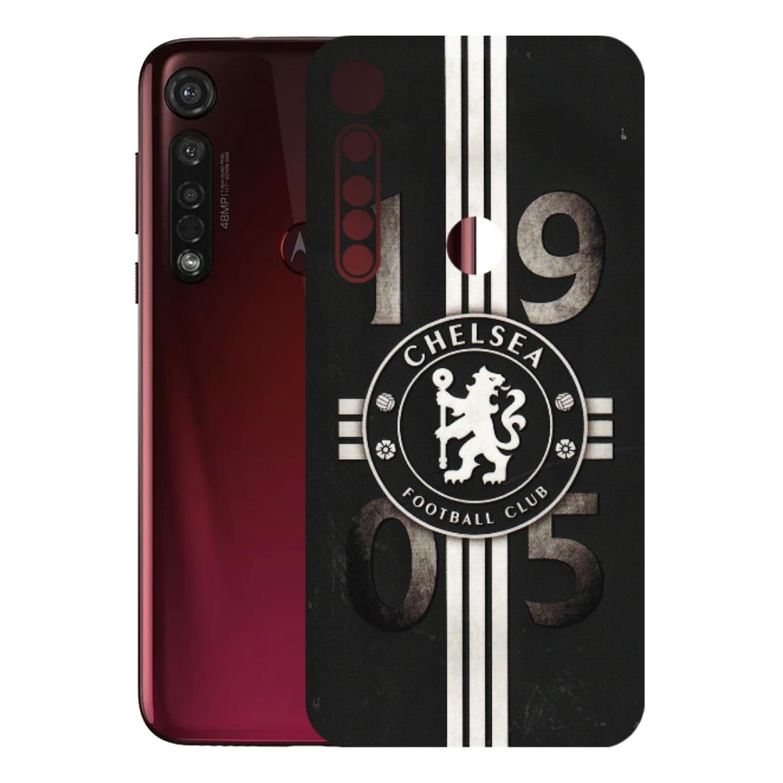 Motorola Phone Skins (All Models) - Chelsea Fan Club - 3D Embossed Finish (L-36) Motorola Moto G8 Plus