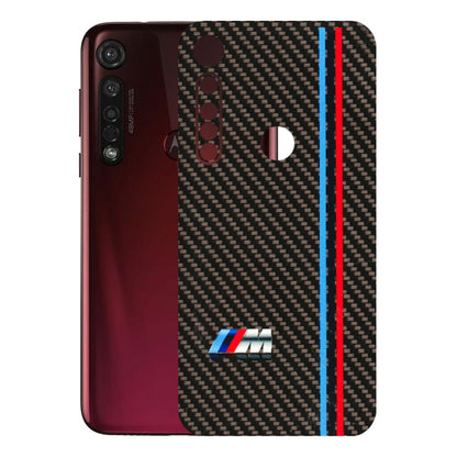 Motorola Phone Skins (All Models) - BM Carbon Fiber Feels - 3D Embossed Finish (L-38) Motorola Moto G8 Plus