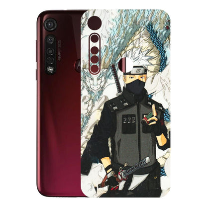 Motorola Phone Skins (All Models) - Kakashi Hatake Naruto Anime - 3D Embossed Finish (L-46) Motorola Moto G8 Plus