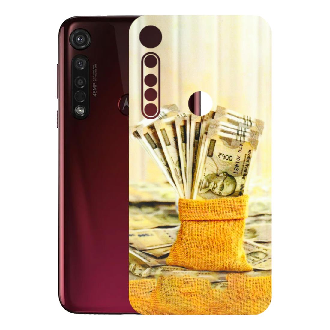 Motorola Phone Skins (All Models) - Show Me The Money - 3D Embossed Finish (L-52) Motorola Moto G8 Plus
