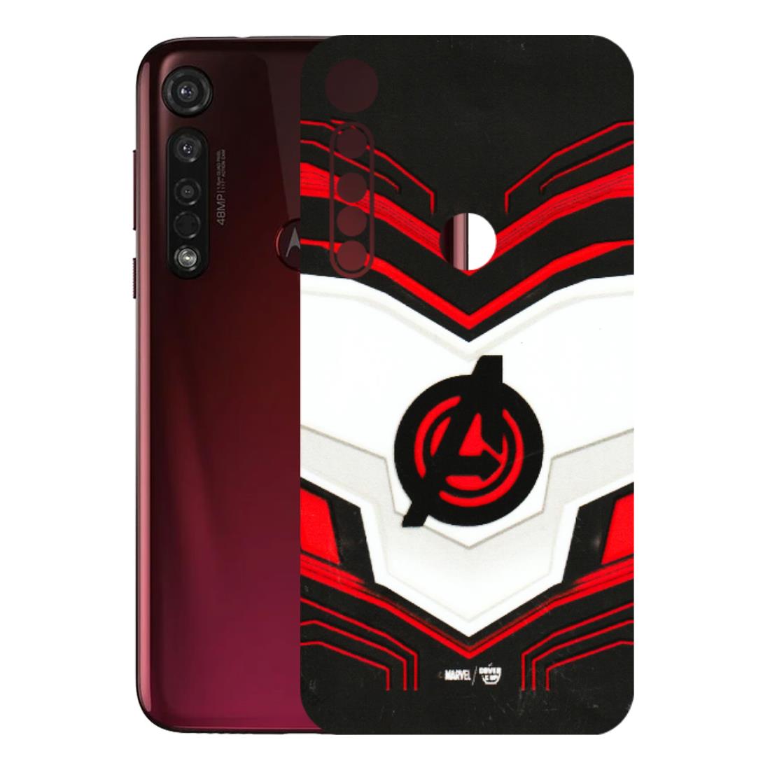 Motorola Phone Skins (All Models) - Avengers Logo - 3D Embossed Finish (L-55) Motorola Moto G8 Plus