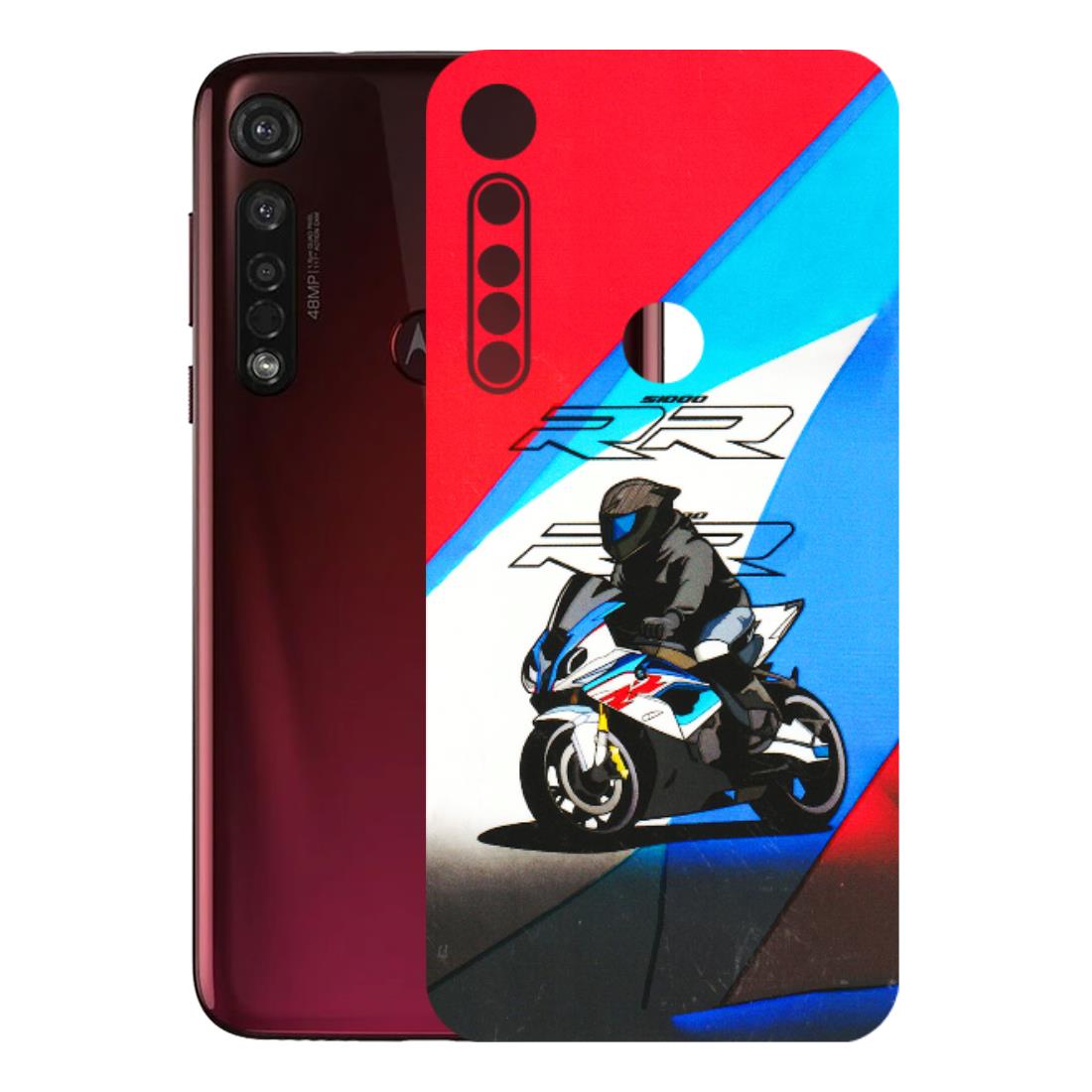 Motorola Phone Skins (All Models) - Bikers Love - 3D Embossed Finish (L-58) Motorola Moto G8 Plus