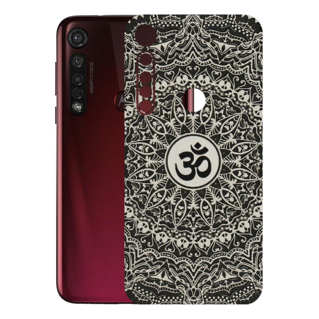 Motorola Phone Skins (All Models) - Aum Elegant Mandala - 3D Embossed Finish (L-62) Motorola Moto G8 Plus
