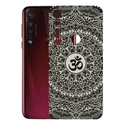 Motorola Phone Skins (All Models) - Aum Elegant Mandala - 3D Embossed Finish (L-62) Motorola Moto G8 Plus