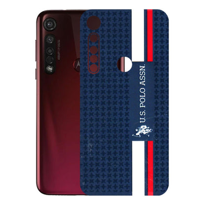 Motorola Phone Skins (All Models) - US POLO Designer Brand - 3D Embossed Finish (L-65) Motorola Moto G8 Plus