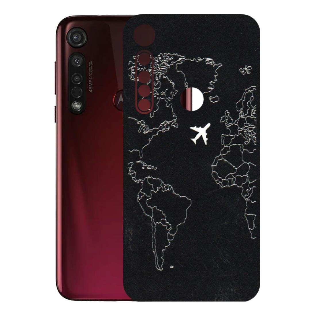 Motorola Phone Skins (All Models) - Never Ending Travel - 3D Embossed Finish (L-79) Motorola Moto G8 Plus
