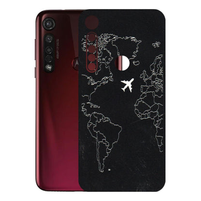 Motorola Phone Skins (All Models) - Never Ending Travel - 3D Embossed Finish (L-79) Motorola Moto G8 Plus