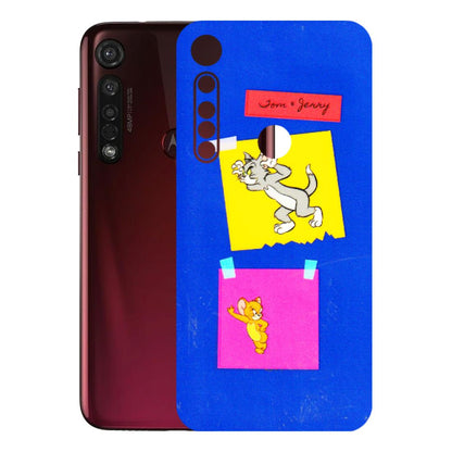 Motorola Phone Skins (All Models) - Tom N Jerry Sticky Notes - 3D Embossed Finish (L-88) Motorola Moto G8 Plus