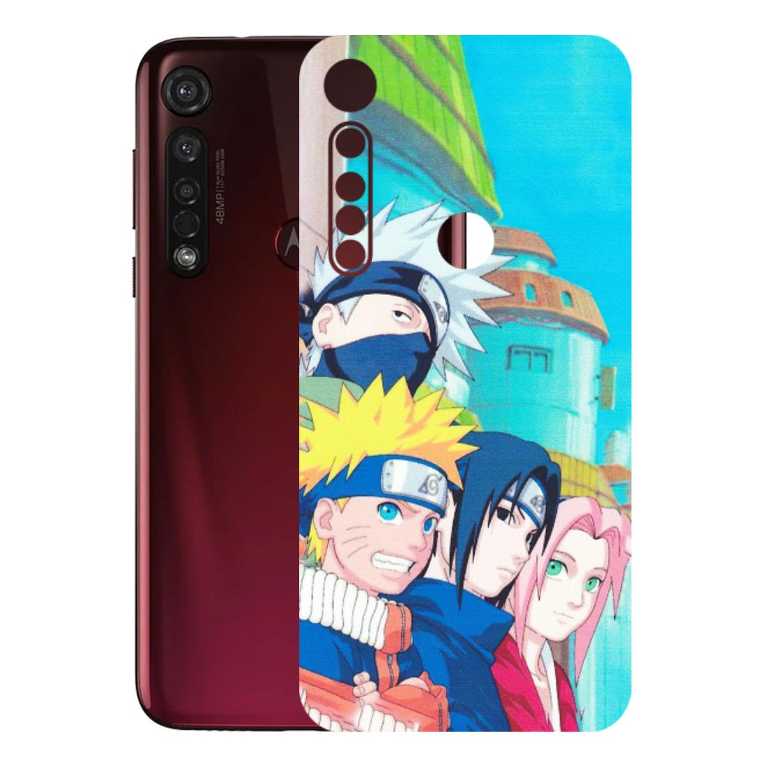 Motorola Phone Skins (All Models) - Team Minato And Kakashi - Matte Finish (M-101) Motorola Moto G8 Plus