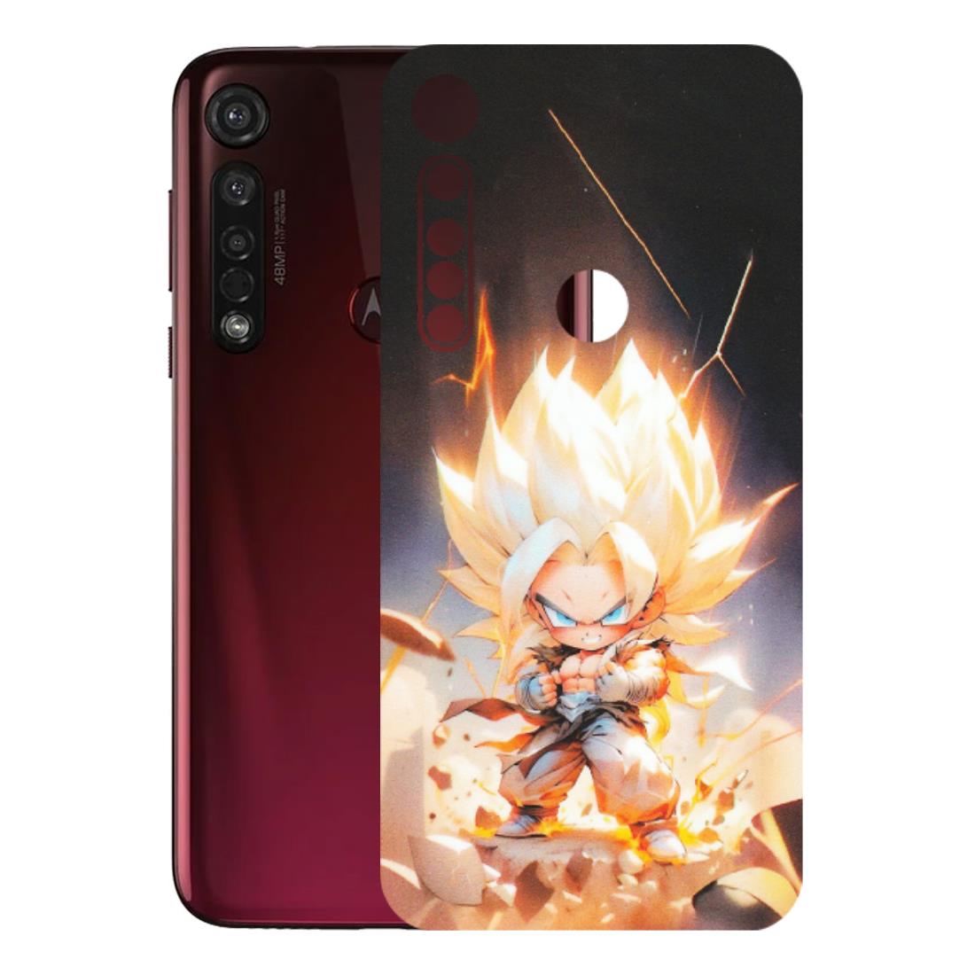 Motorola Phone Skins (All Models) - Goku Dragon Cute Anime - Matte Finish (M-131) Motorola Moto G8 Plus