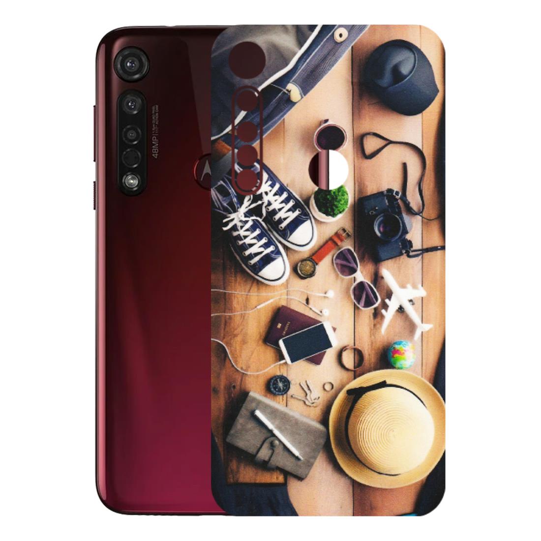 Motorola Phone Skins (All Models) - Travel Wanderlust - Matte Finish (M-133) Motorola Moto G8 Plus
