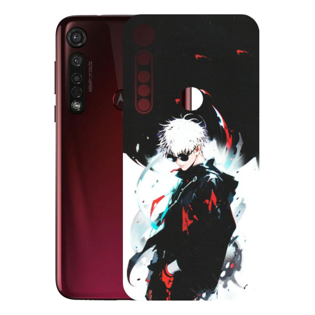 Motorola Phone Skins (All Models) - Gojo Powerful Charater Kaisen Anime - Matte Finish (M-144) Motorola Moto G8 Plus