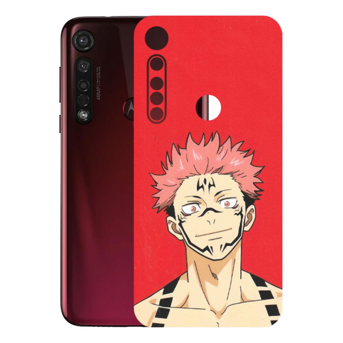 Motorola Phone Skins (All Models) - Ryomen Sukuna Fun Anime - Matte Finish (M-153) Motorola Moto G8 Plus