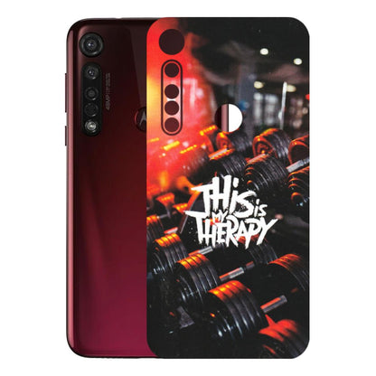 Motorola Phone Skins (All Models) - GYM Lover Therapy - Matte Finish (M-160) Motorola Moto G8 Plus