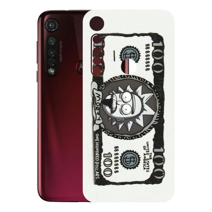 Motorola Phone Skins (All Models) - Rick And Morty Hundred Dollar Anime - Matte Finish (M-161) Motorola Moto G8 Plus