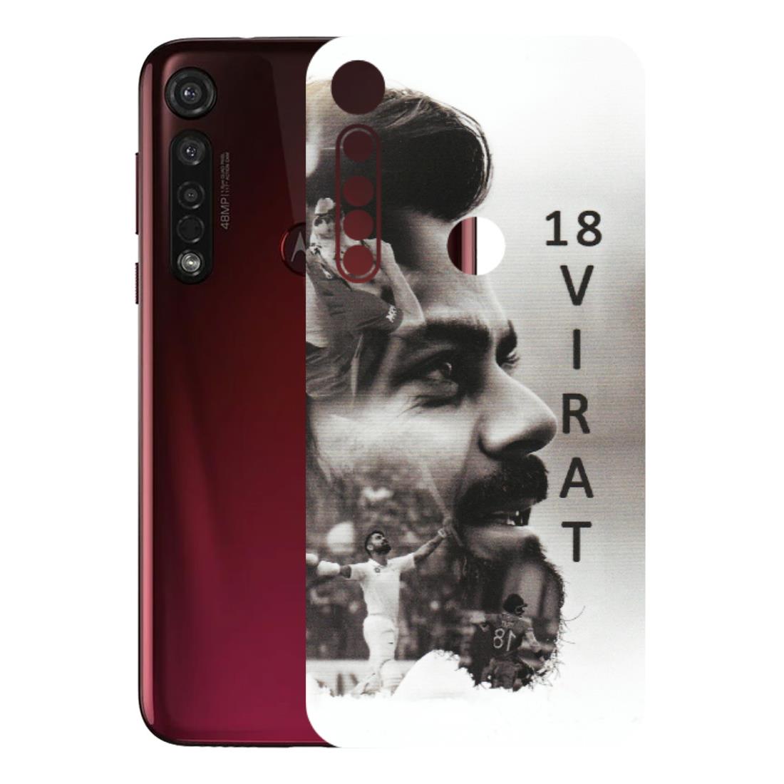Motorola Phone Skins (All Models) - Virat Kohli Cricketer - Matte Finish (M-163) Motorola Moto G8 Plus