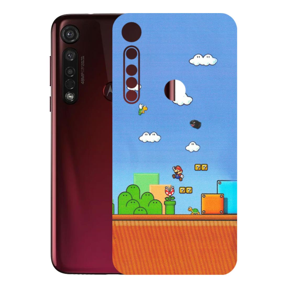 Motorola Phone Skins (All Models) - Mario Game Scene - Matte Finish (M-24) Motorola Moto G8 Plus