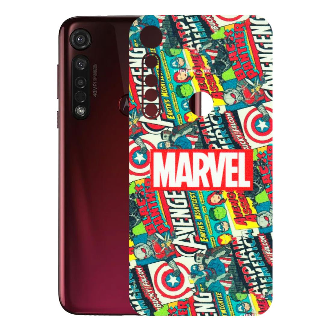 Motorola Phone Skins (All Models) - Marvel Comic Lover - Matte Finish (M-30) Motorola Moto G8 Plus