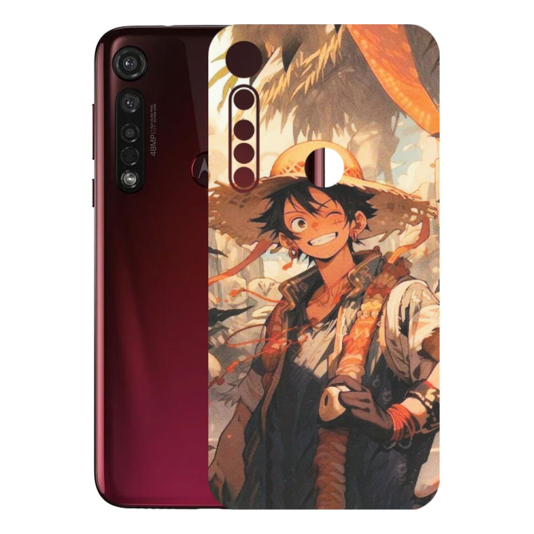 Motorola Phone Skins (All Models) - Anime Character Smile - Matte Finish (M-33) Motorola Moto G8 Plus