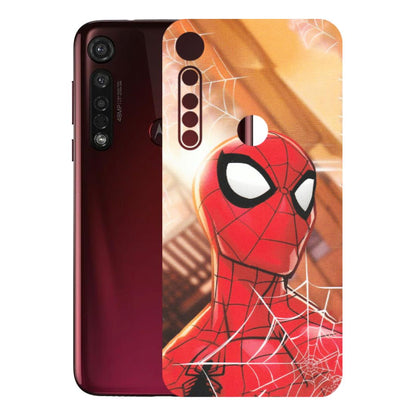 Motorola Phone Skins (All Models) - Spiderman Face New - Matte Finish (M-41) Motorola Moto G8 Plus