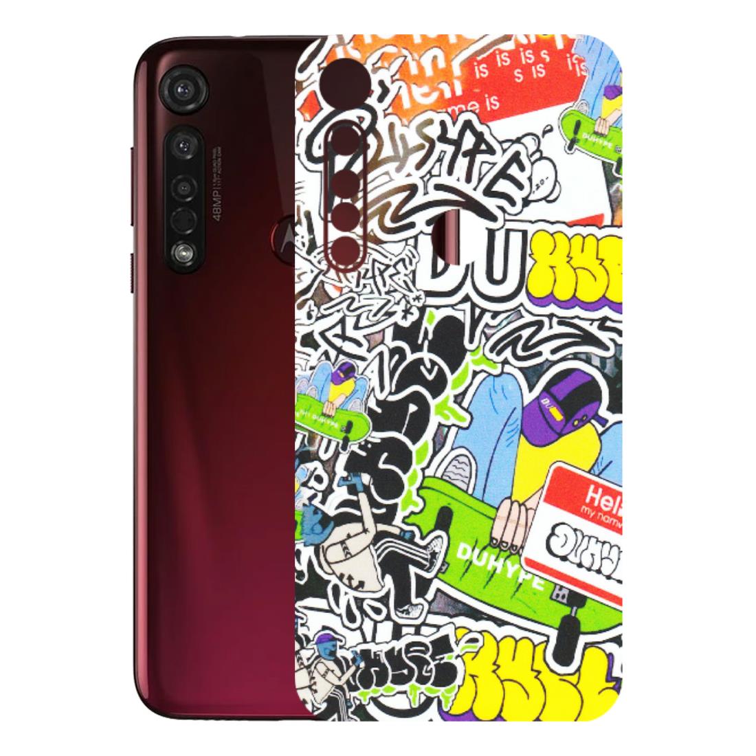 Motorola Phone Skins (All Models) - Dope Graffiti - Matte Finish (M-61) Motorola Moto G8 Plus