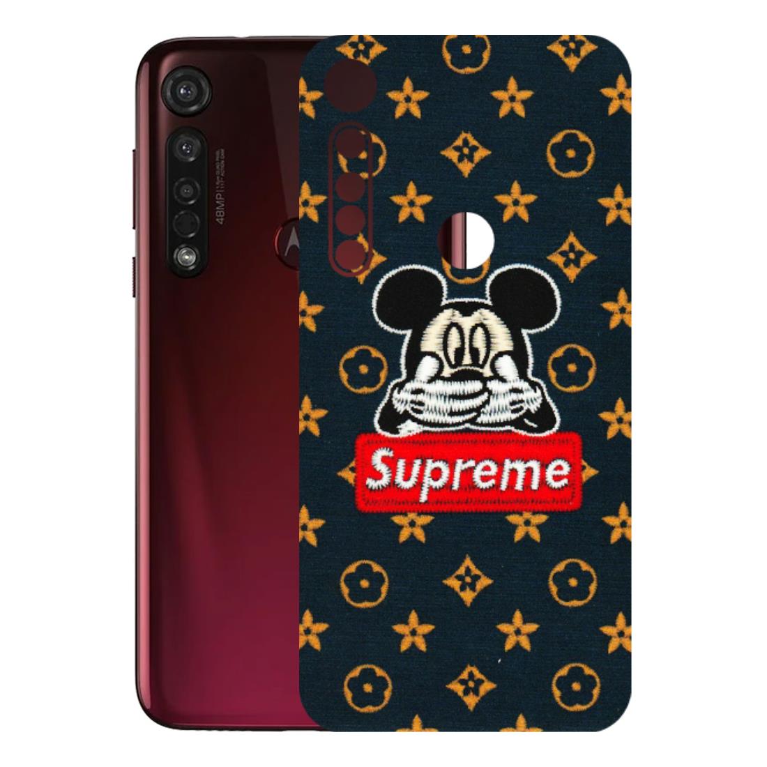 Motorola Phone Skins (All Models) - Mickey Supreme - Matte Finish (M-83) Motorola Moto G8 Plus