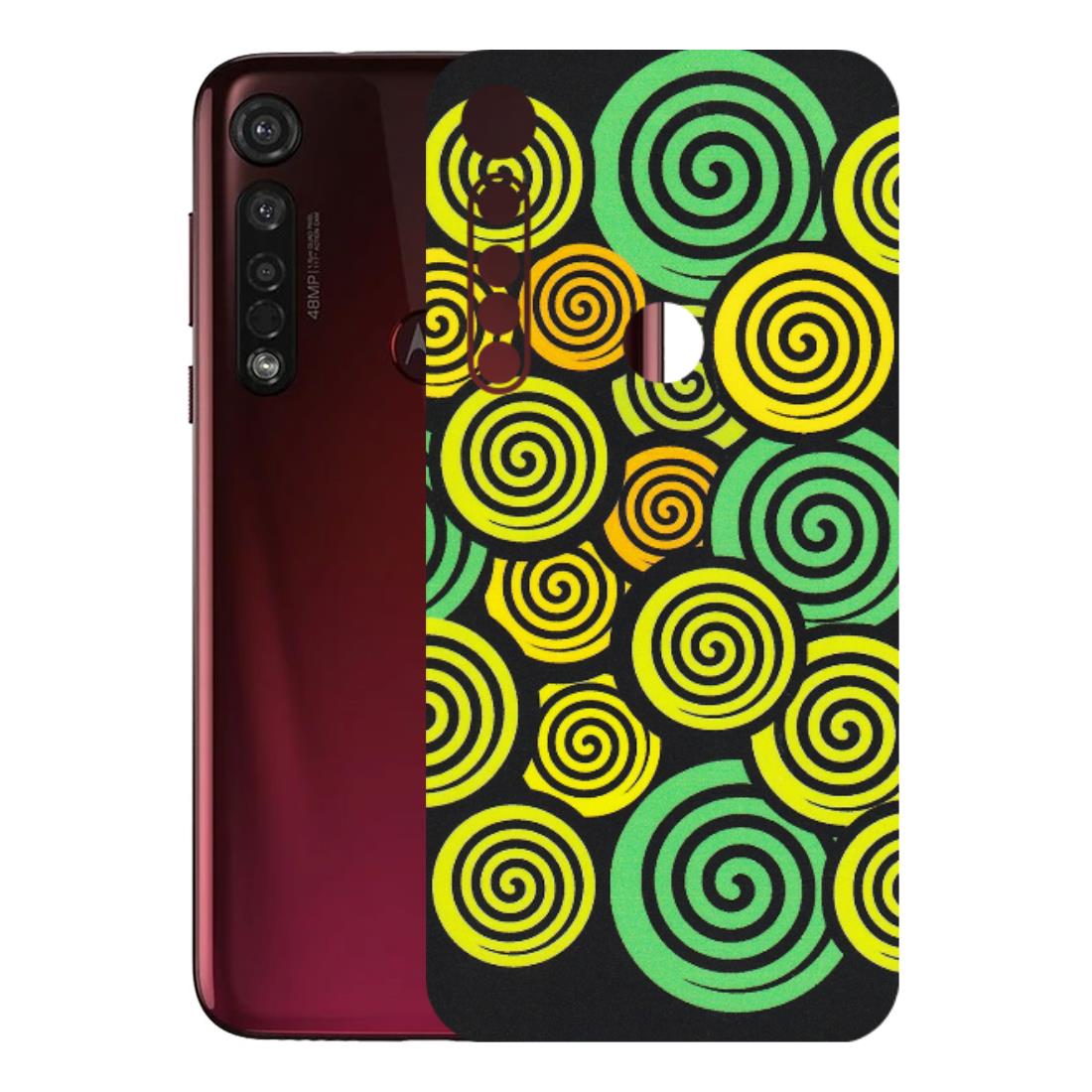 Motorola Phone Skins (All Models) - Crazy Spiral - Matte Finish (M-91) Motorola Moto G8 Plus