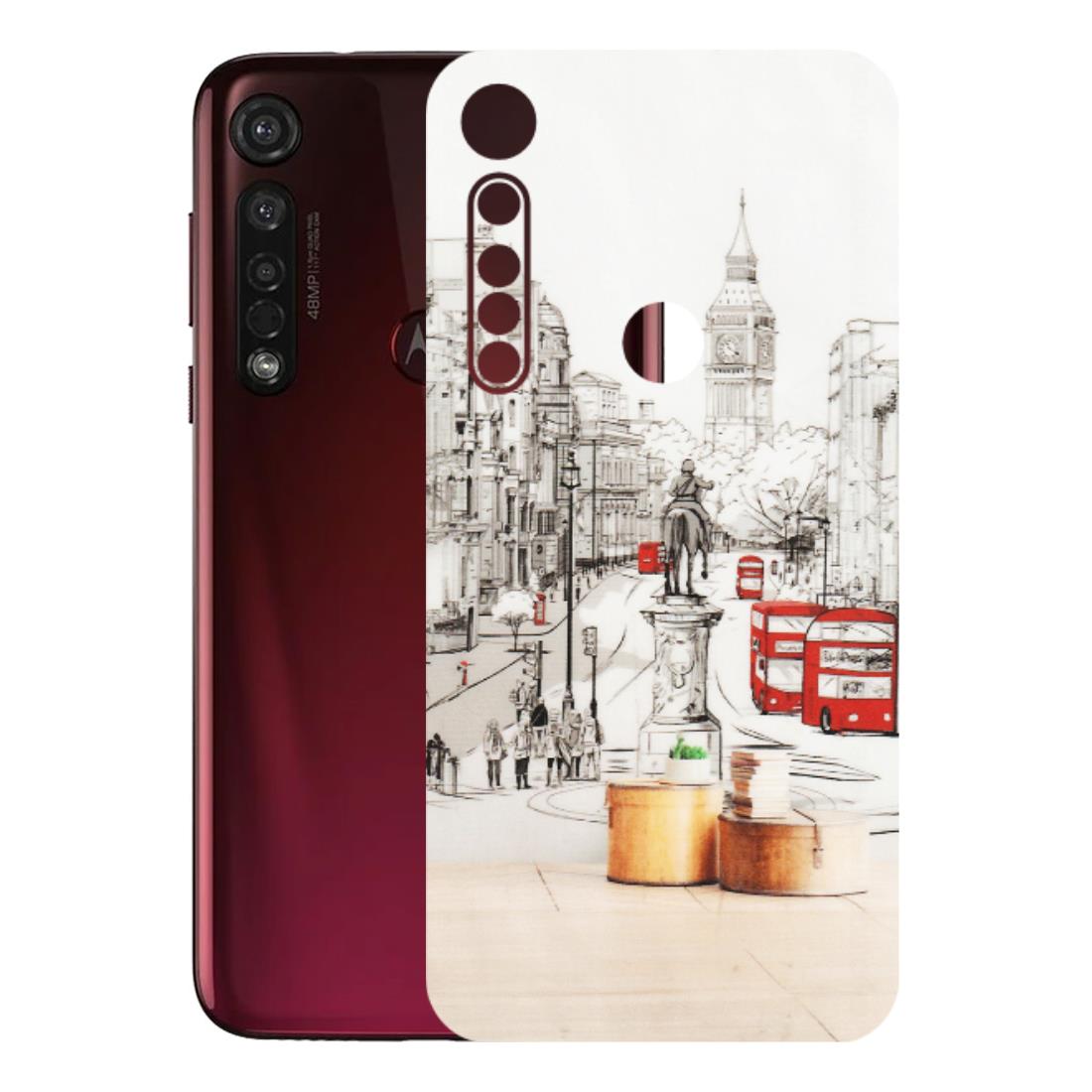 Motorola Phone Skins (All Models) - London Street - Transparent Finish (T-02) Motorola Moto G8 Plus