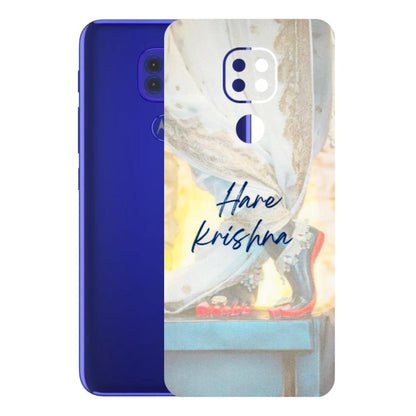 Motorola Phone Skins (All Models) - Hare Krishna - 3D Embossed Finish (L-03) Motorola Moto G9