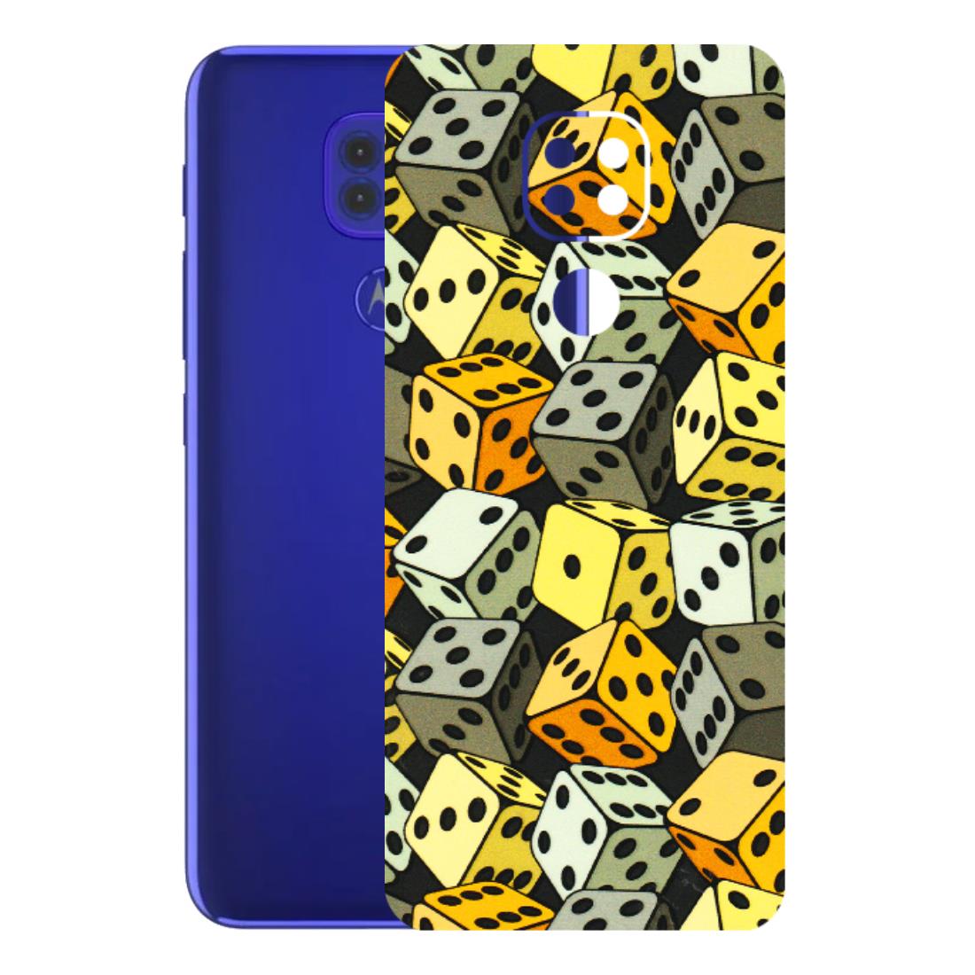 Motorola Phone Skins (All Models) - Dices Of Life - 3D Embossed Finish (L-04) Motorola Moto G9