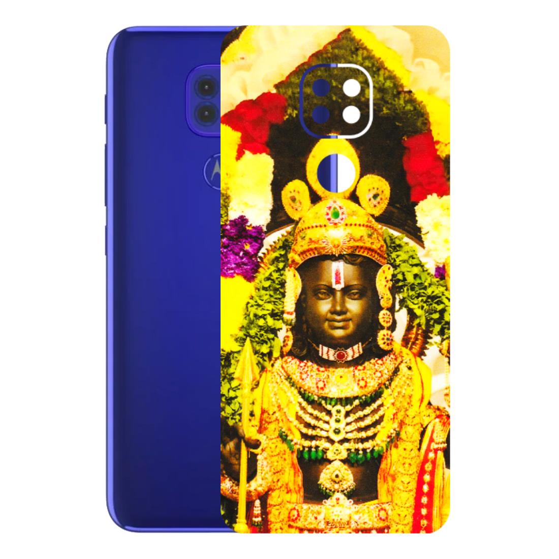 Motorola Phone Skins (All Models) - Ram Lalla Ayodhya - 3D Embossed Finish (L-103) Motorola Moto G9