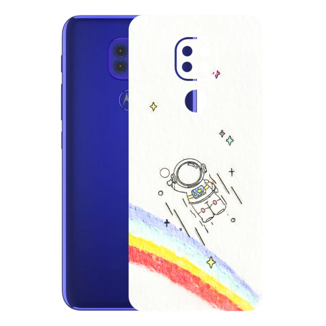 Motorola Phone Skins (All Models) - Milkyway Astronaut - 3D Embossed Finish (L-110) Motorola Moto G9