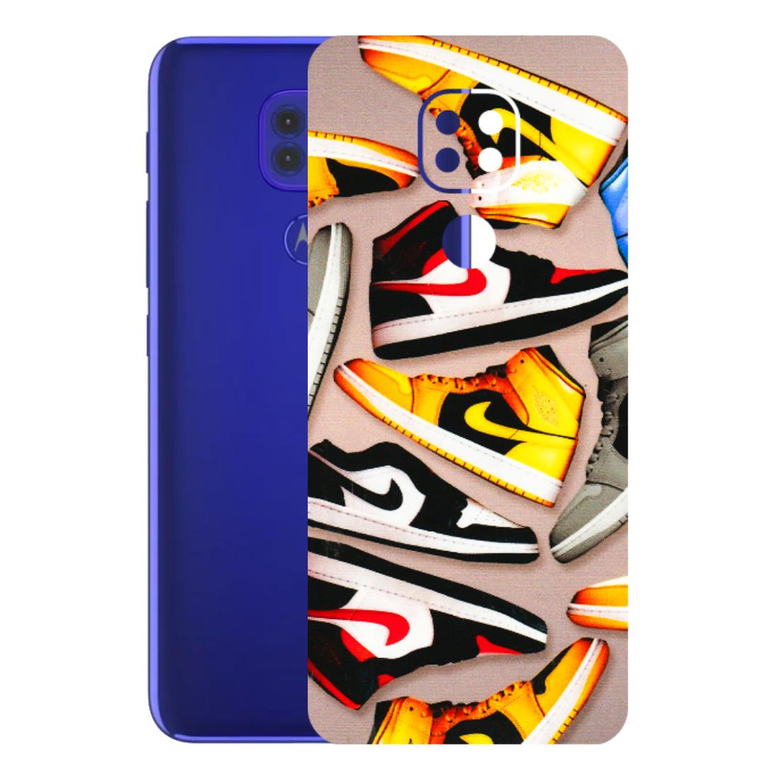 Motorola Phone Skins (All Models) - Sneaker Lover - 3D Embossed Finish (L-135) Motorola Moto G9