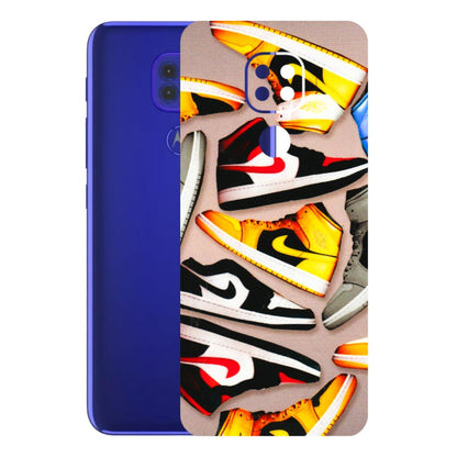 Motorola Phone Skins (All Models) - Sneaker Lover - 3D Embossed Finish (L-135) Motorola Moto G9