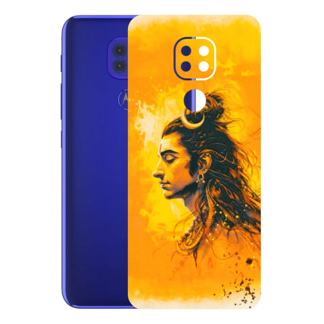 Motorola Phone Skins (All Models) - Shiv Shakti - 3D Embossed Finish (L-14) Motorola Moto G9