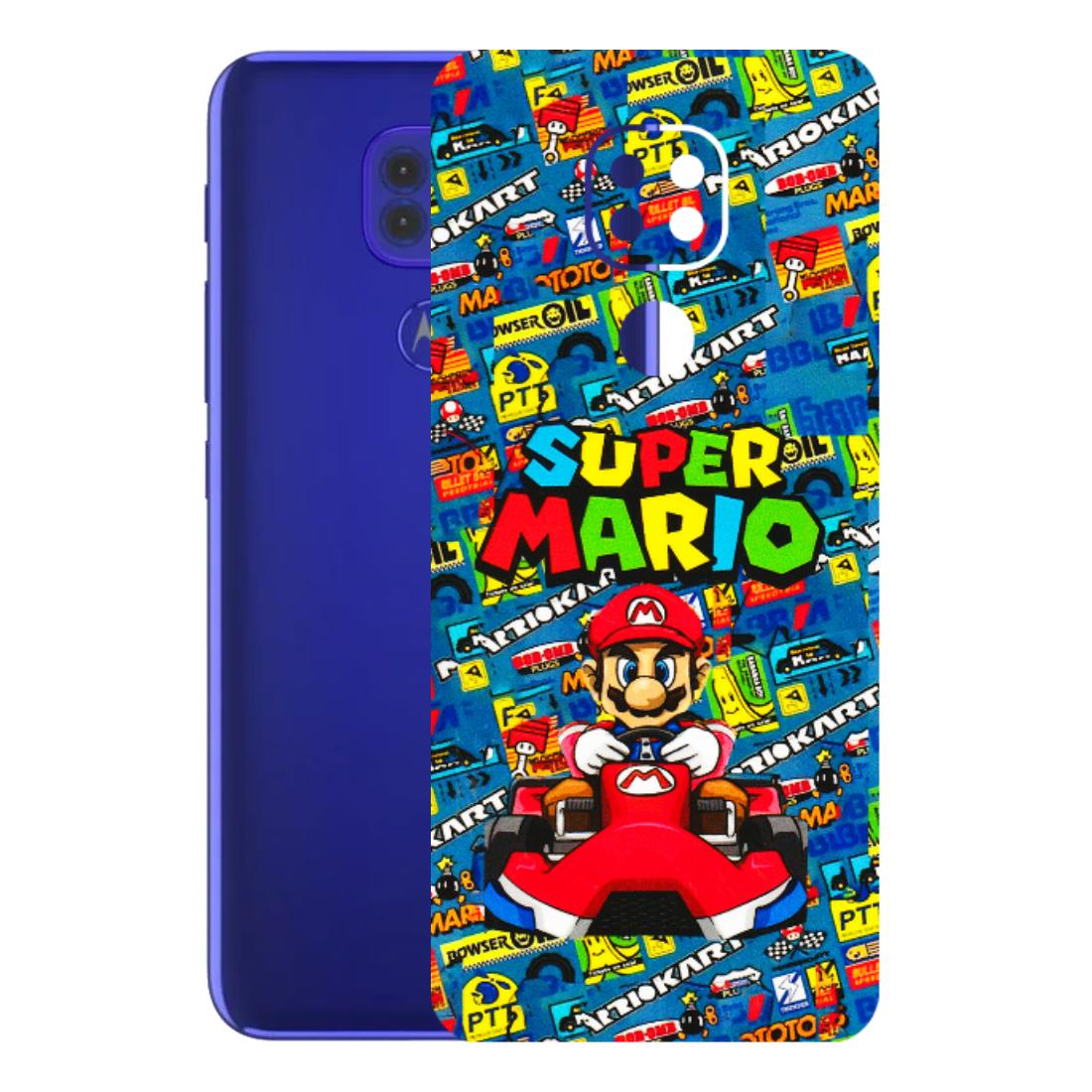 Motorola Phone Skins (All Models) - Super Mario Kart - 3D Embossed Finish (L-140) Motorola Moto G9